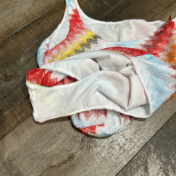 Missoni zig zag chevron one shoulder one piece swimsuit - Picture 6 of 6